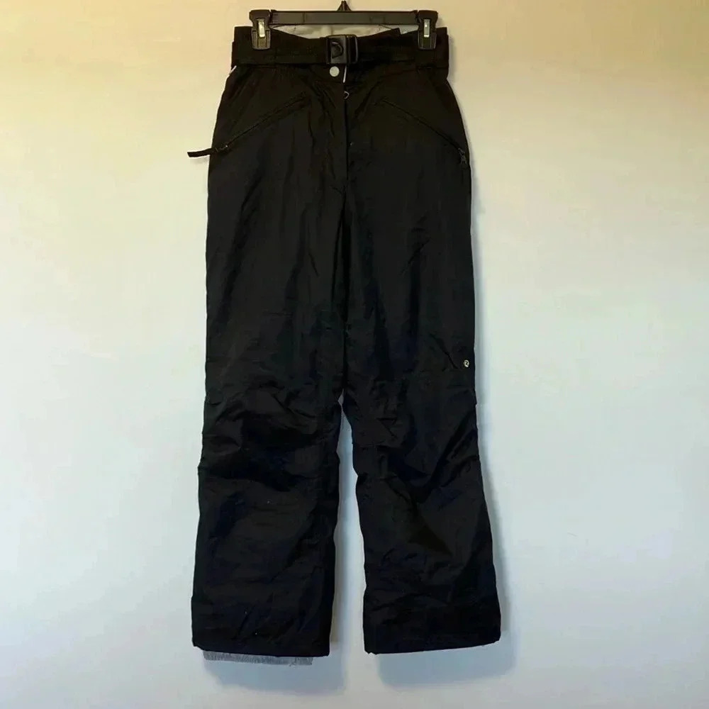 Rossignol black ski snow belted pants  size S